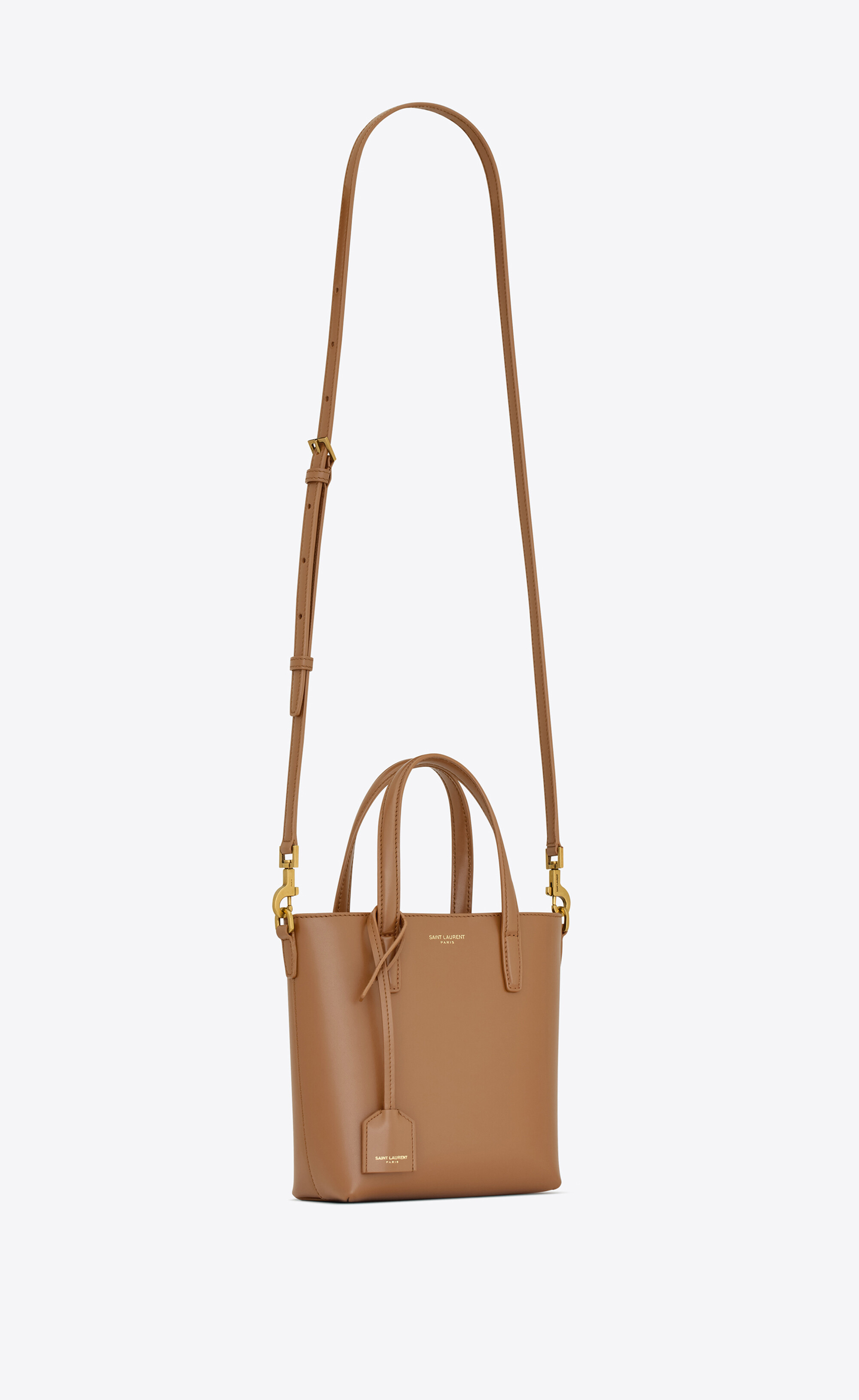 Mini Toy SHOPPING SAINT LAURENT in box leather