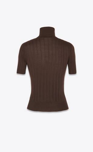 cassandre top in ribbed silk