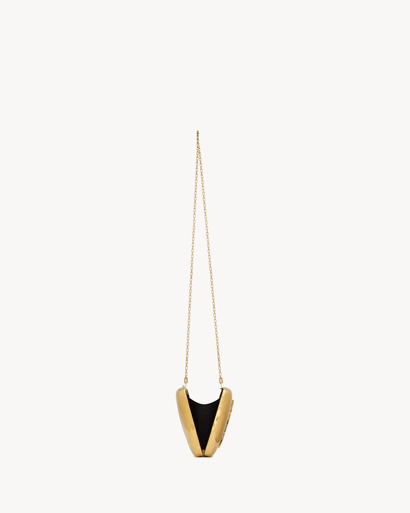 EVENING clutch in metal