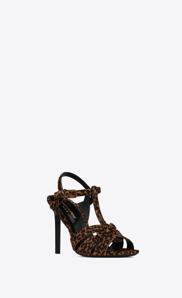 ysl leopard heels