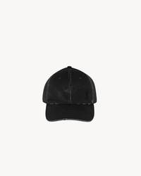 CASSANDRE cap in washed denim