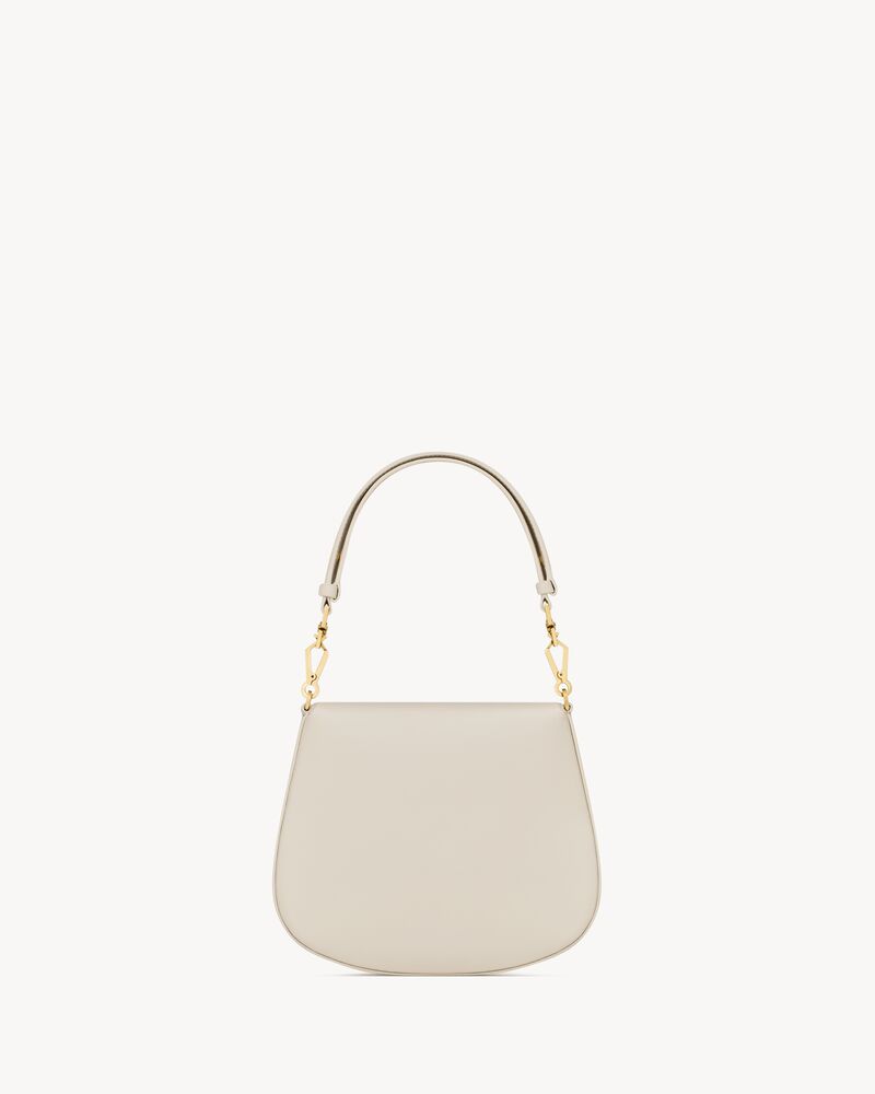 mini VOLTAIRE TOP HANDLE bolsa em couro BOX SAINT LAURENT