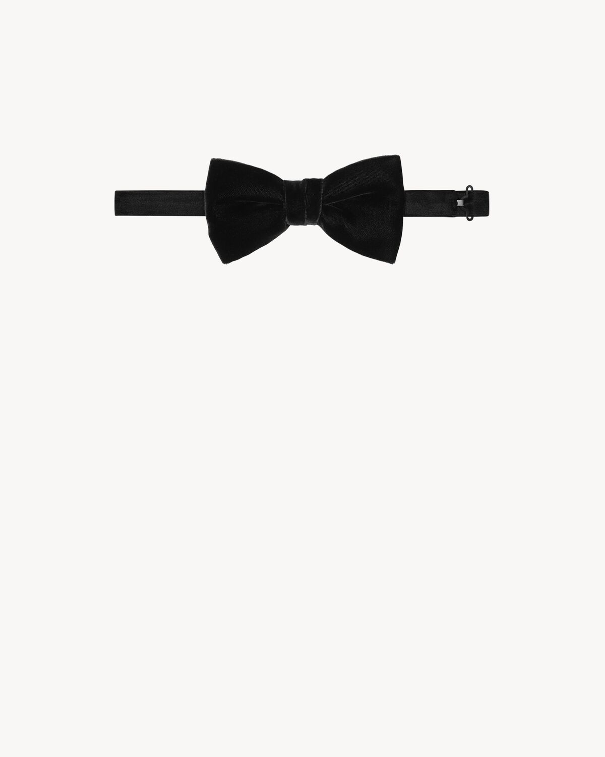 YVES bow tie in black velvet