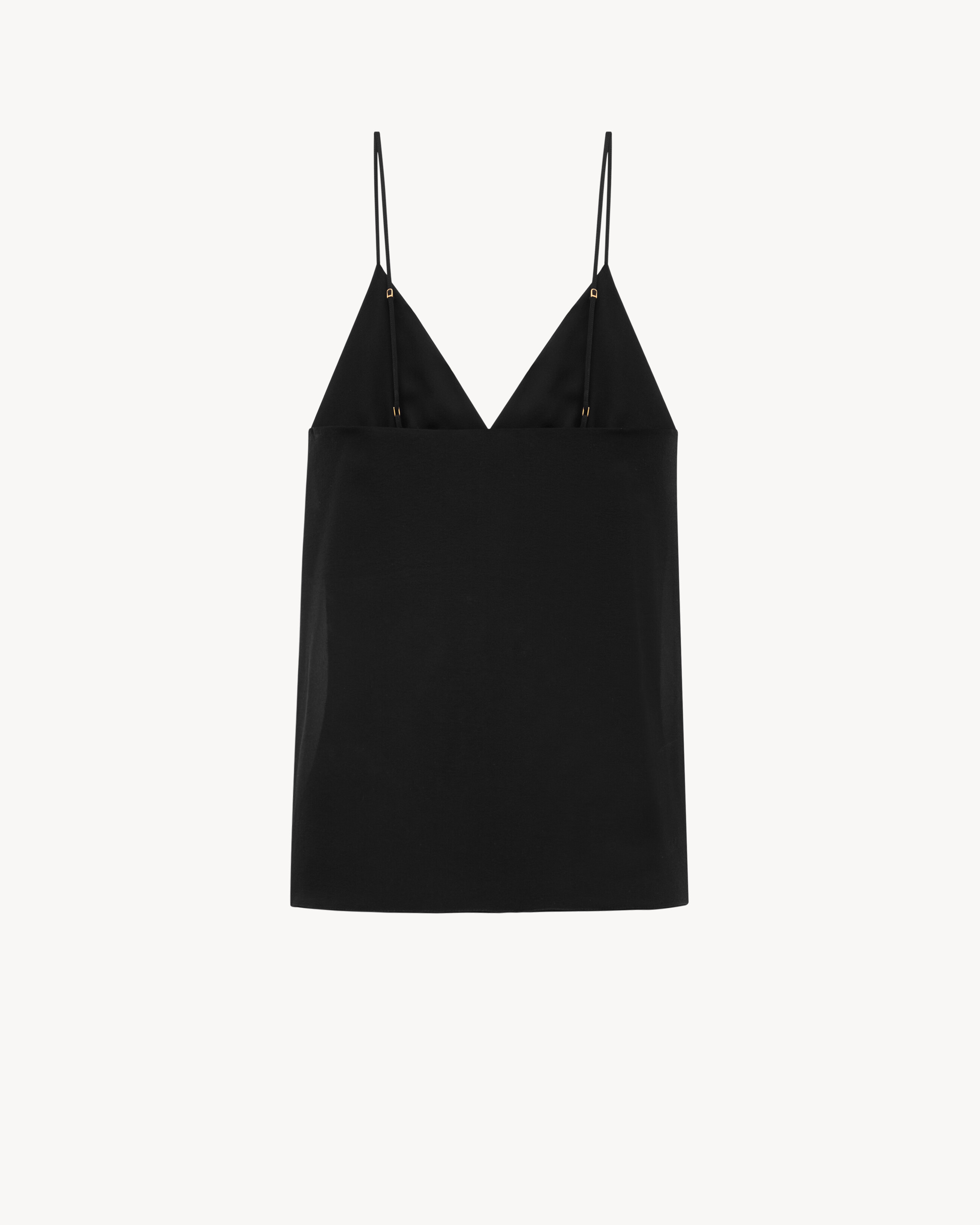 tank top in silk georgette