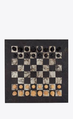 マイカストーン製のチェスセット