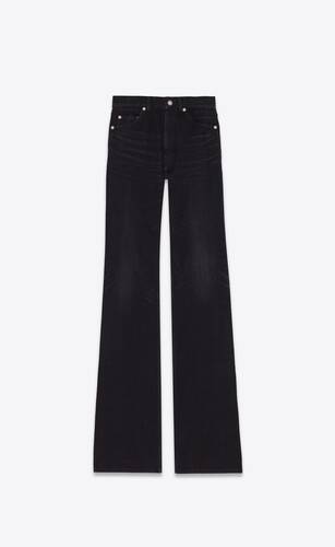 70's jeans in black denim
