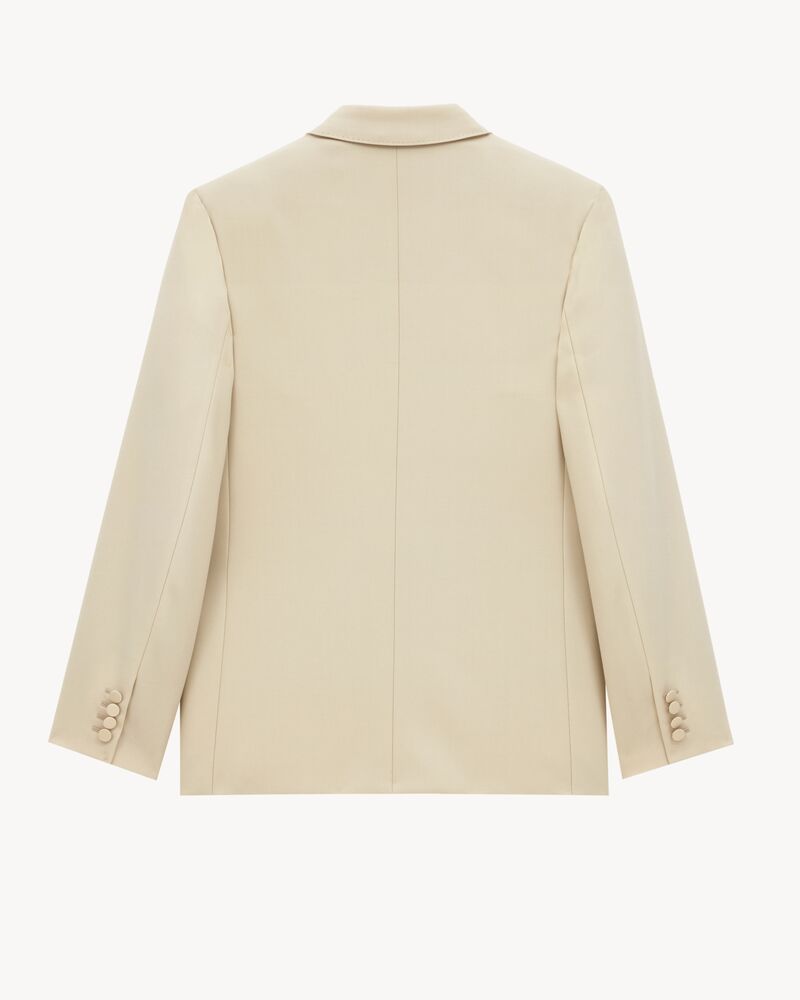 Yves tuxedo jacket in light wool