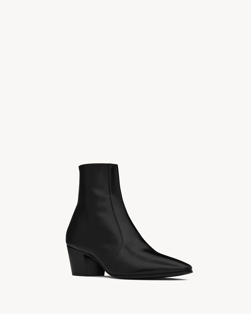 Vassili zipped boots in smooth leather