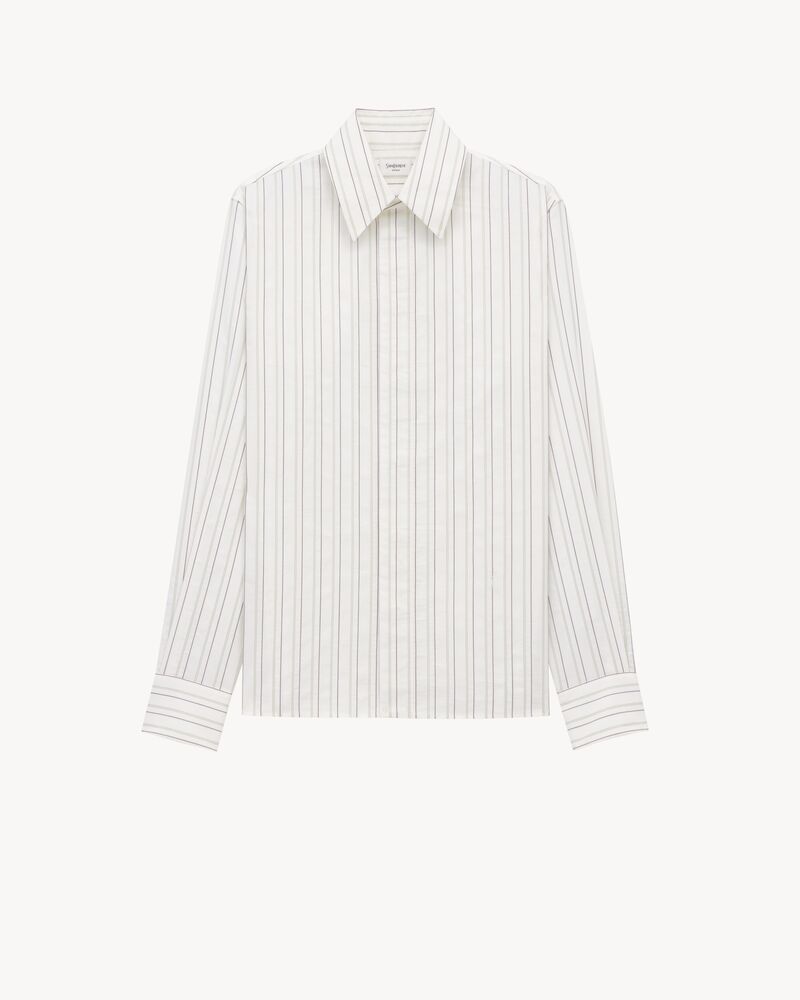 CASSANDRE shirt in striped cotton