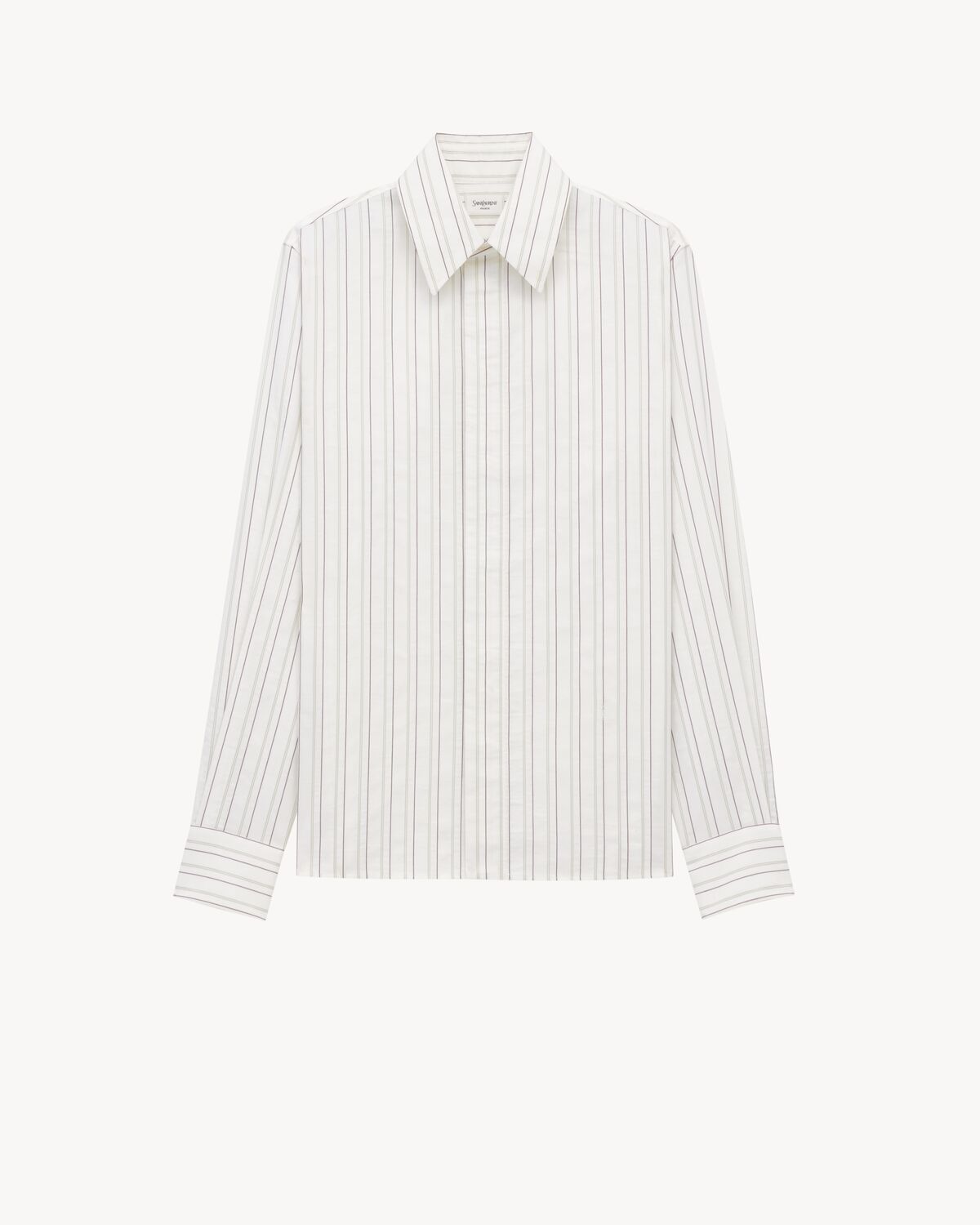 camisa cassandre de algodón con motivo de rayas