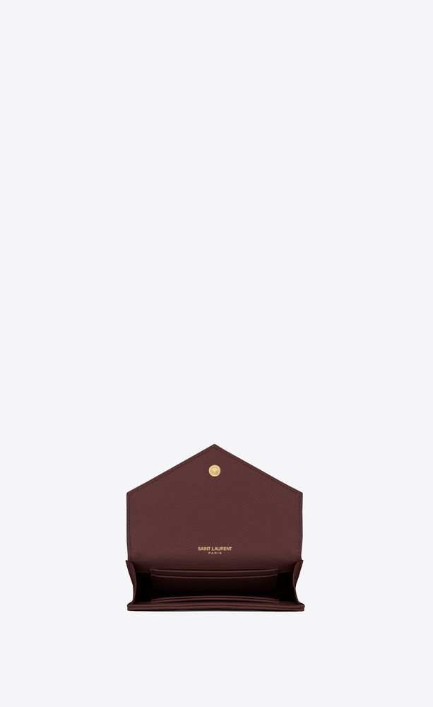 Monogram small envelope wallet in grain 