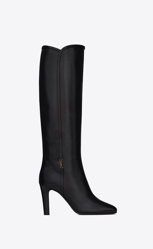 jane cassandre boots in smooth leather