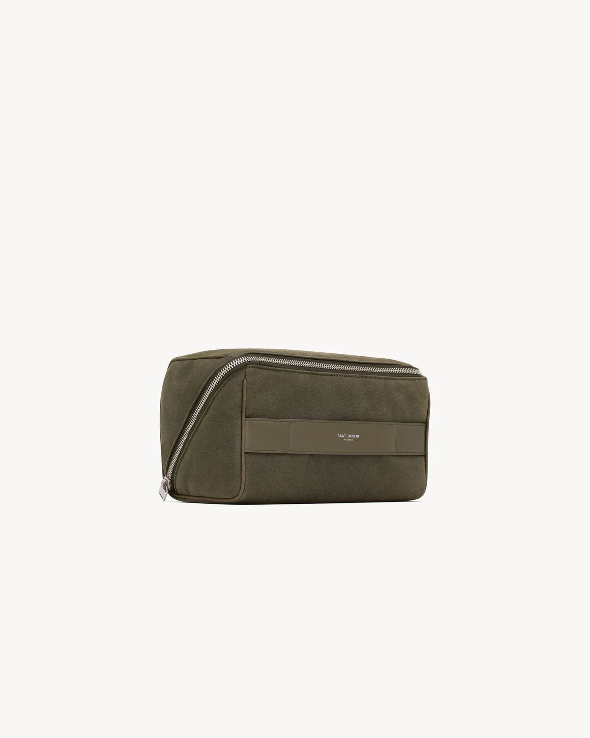 SAINT LAURENT PARIS vanity case in cotton