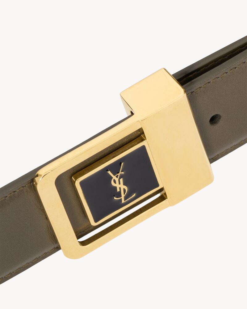 LA 66 belt in smooth leather