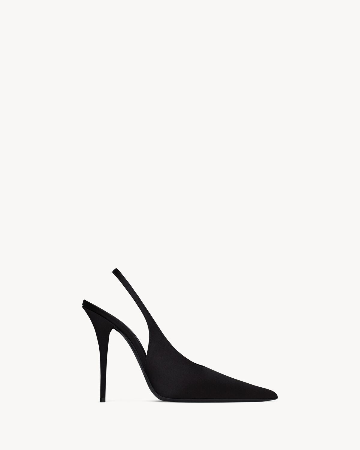 L'ENTRACTE Slingback-Pumps aus Satin-Crêpe