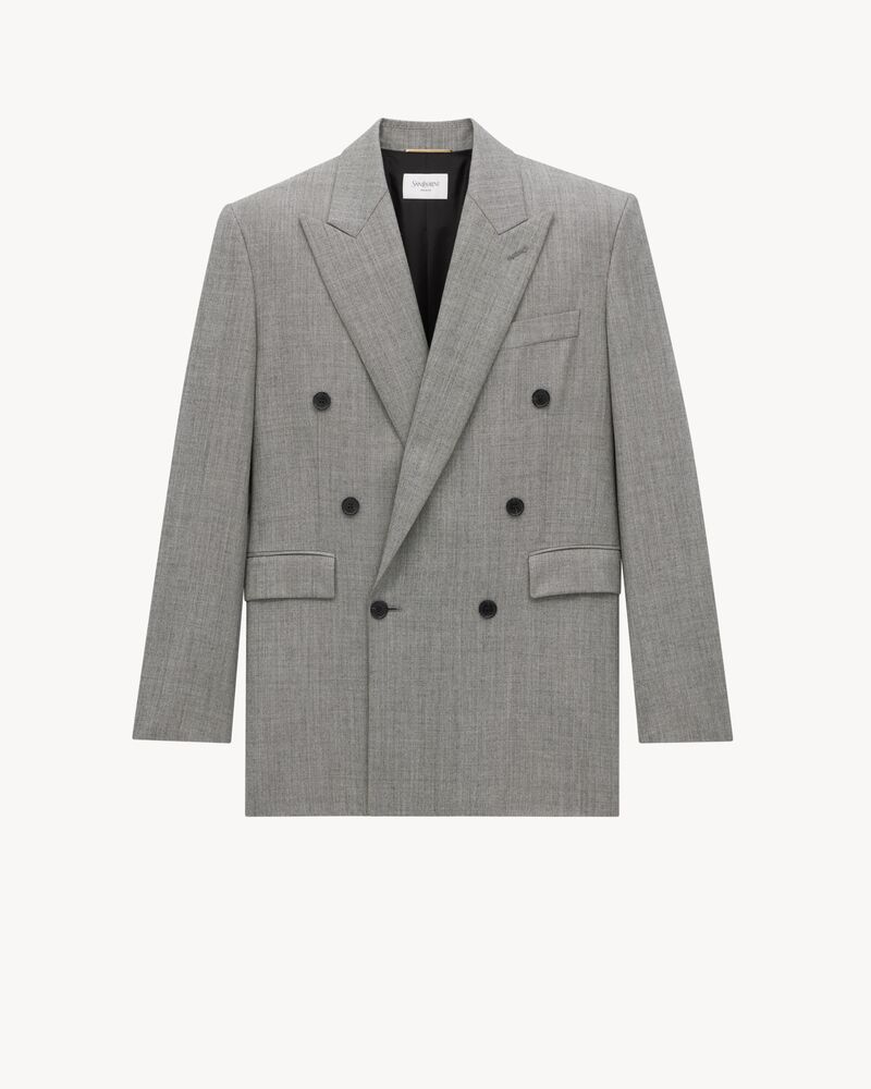 jacket in wool twill