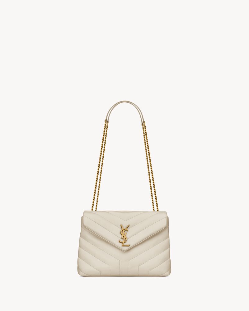 LOULOU SMALL TASCHE AUS „Y“-FÖRMIG GESTEPPTEM LEDER