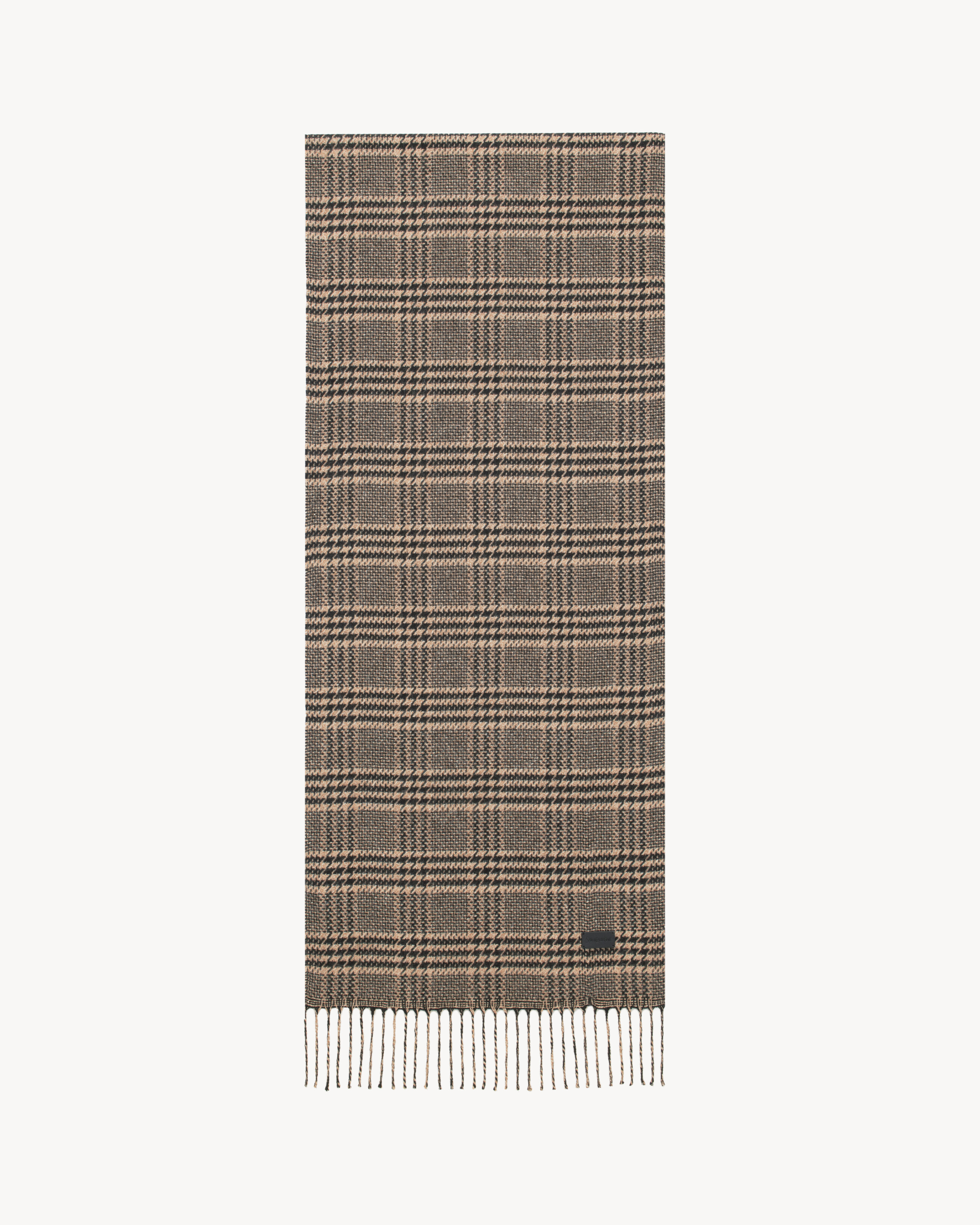 SCARF IN PRINCE OF WALES SILK AND CASHMERE
