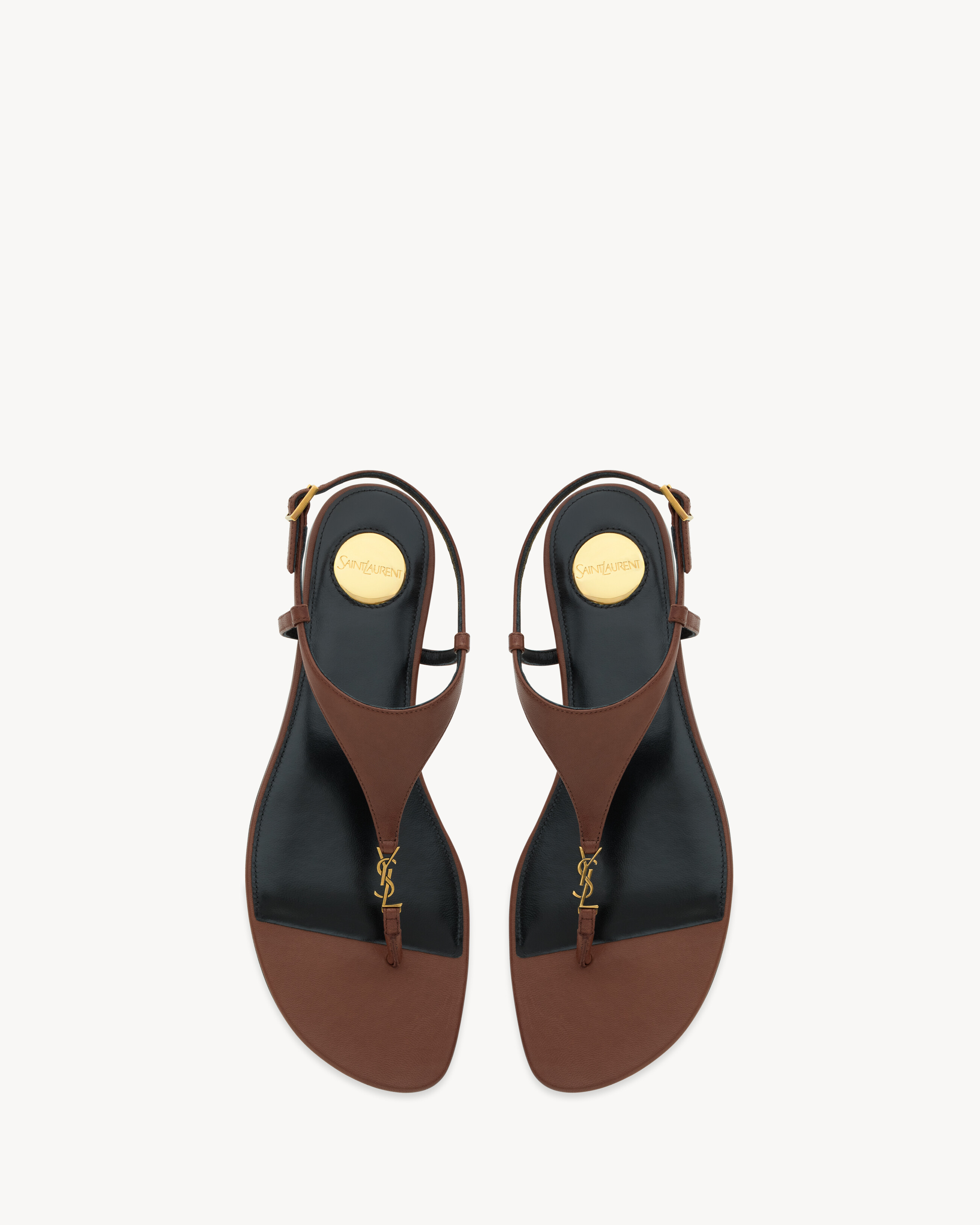 CASSANDRA sandals in smooth leather