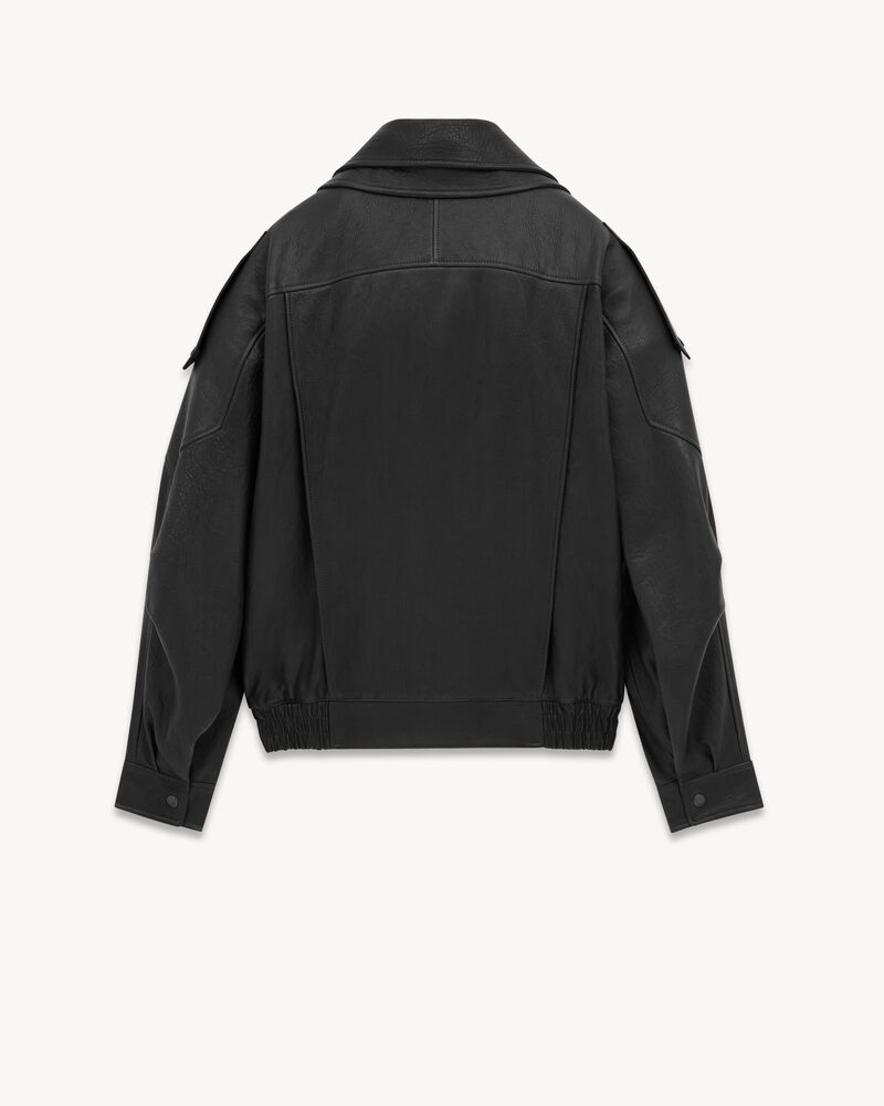 bomber jacket in lambskin