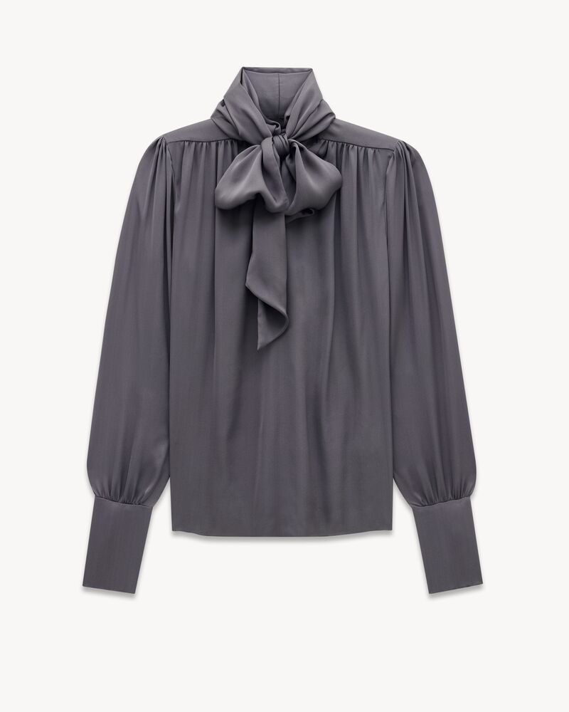 blouse in silk charmeuse