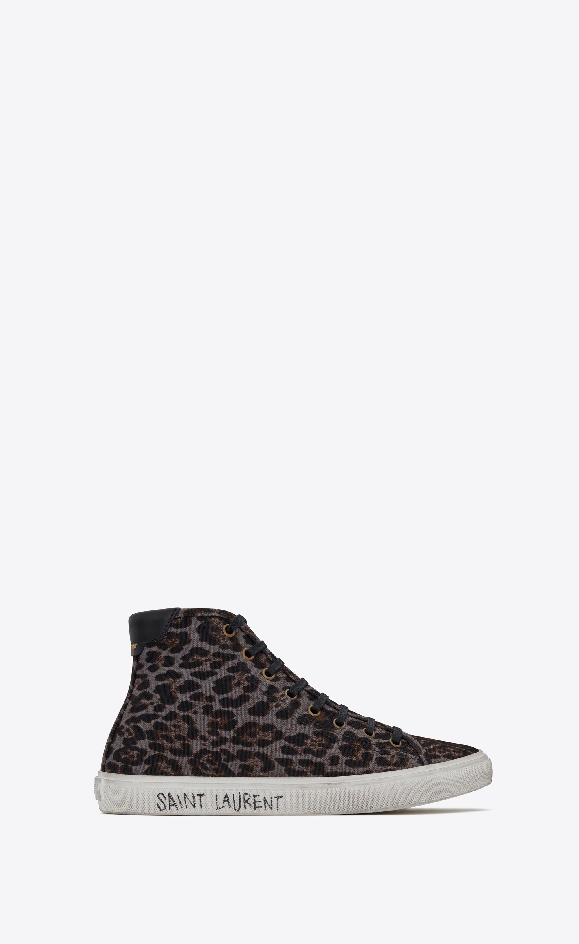ysl leopard shoes