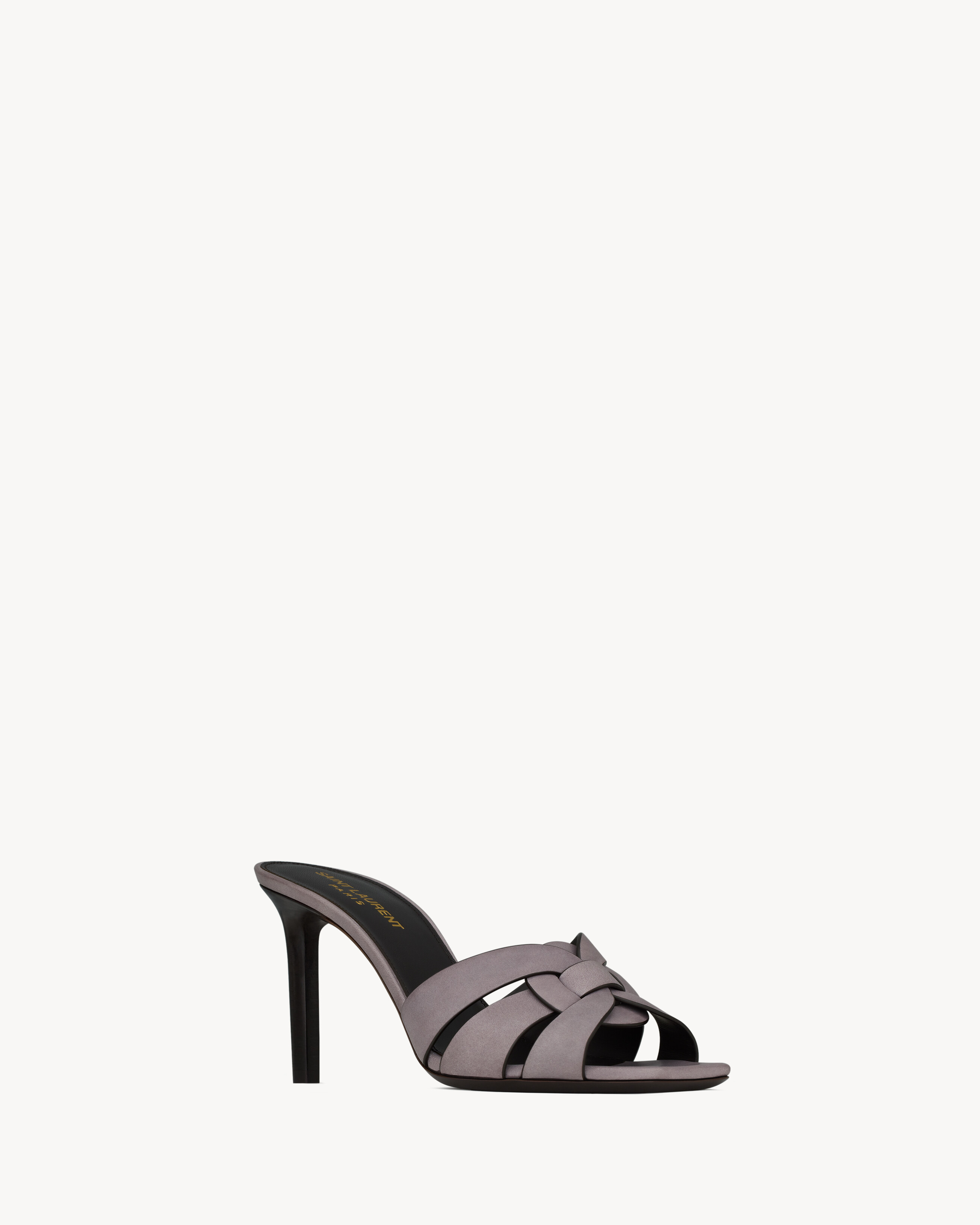 Tribute mules in smooth leather