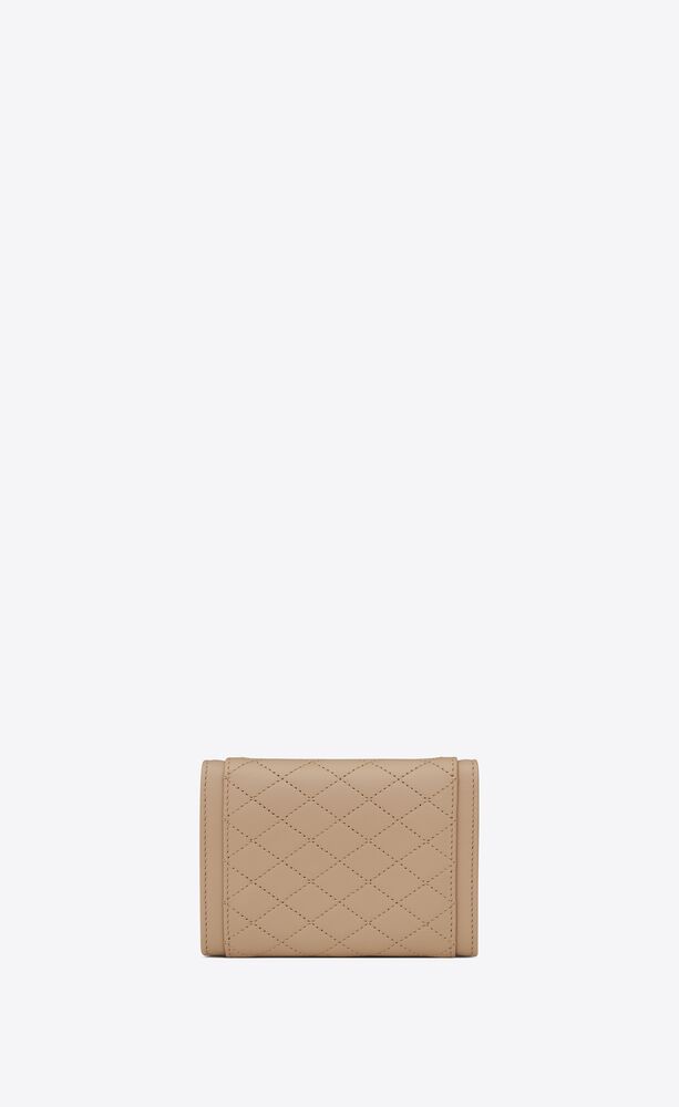 ysl small envelope quilted wallet