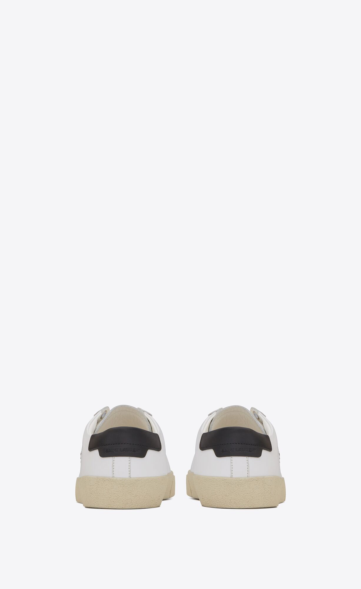 Court classic sl/06 embroidered sneakers in leather | Saint Laurent ...