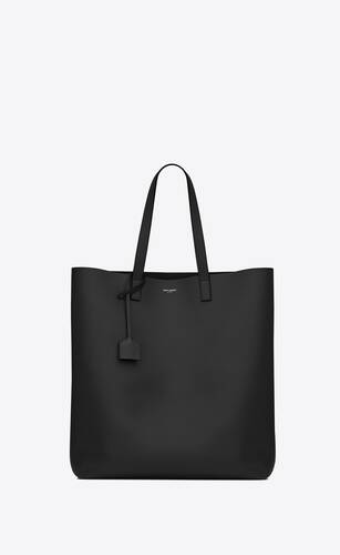 Bold e/w sac shopping en cuir grainé Cuir Saint Laurent pour homme en coloris Noir Homme Sacs Sacs fourre-tout 