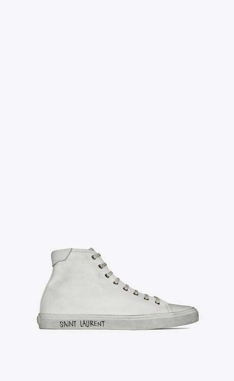 MALIBU sneakers in canvas and leather | Saint Laurent | YSL.com