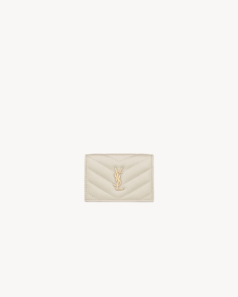 CASSANDRE MATELASSÉ ORIGAMI TINY WALLET in QUILTED LAMBSKIN