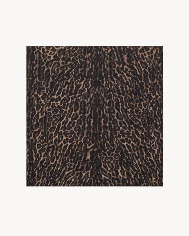 LEOPARD SCARF IN KNIT