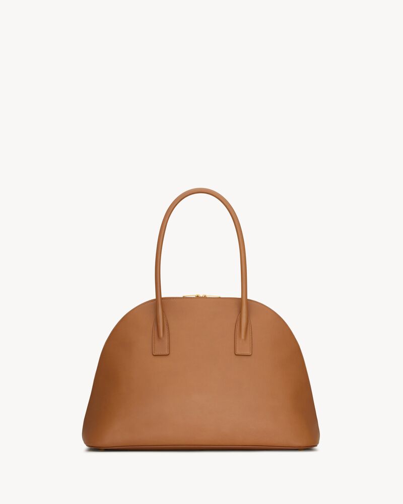 duffle sac de jour souple en cuir grainé