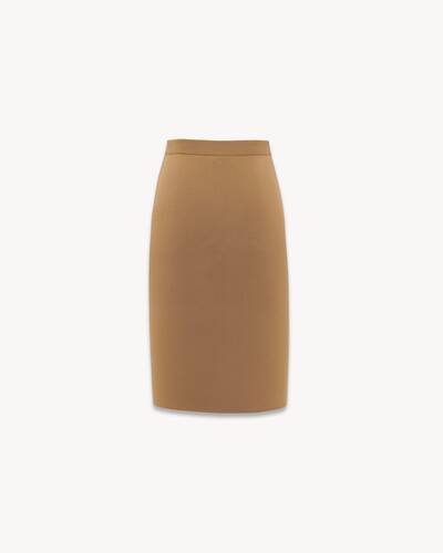 pencil skirt in knit