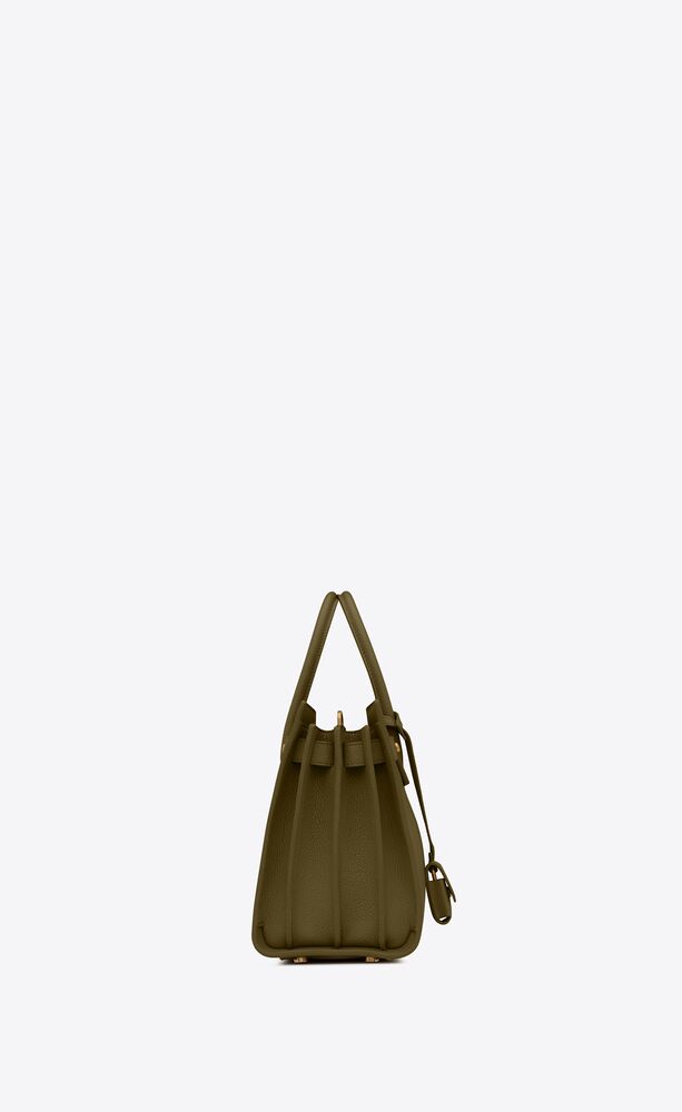 Best YSL Top Handles Of 2023 - Sac De Jour Supple Baby In Grained Leather  Womens Loden Green