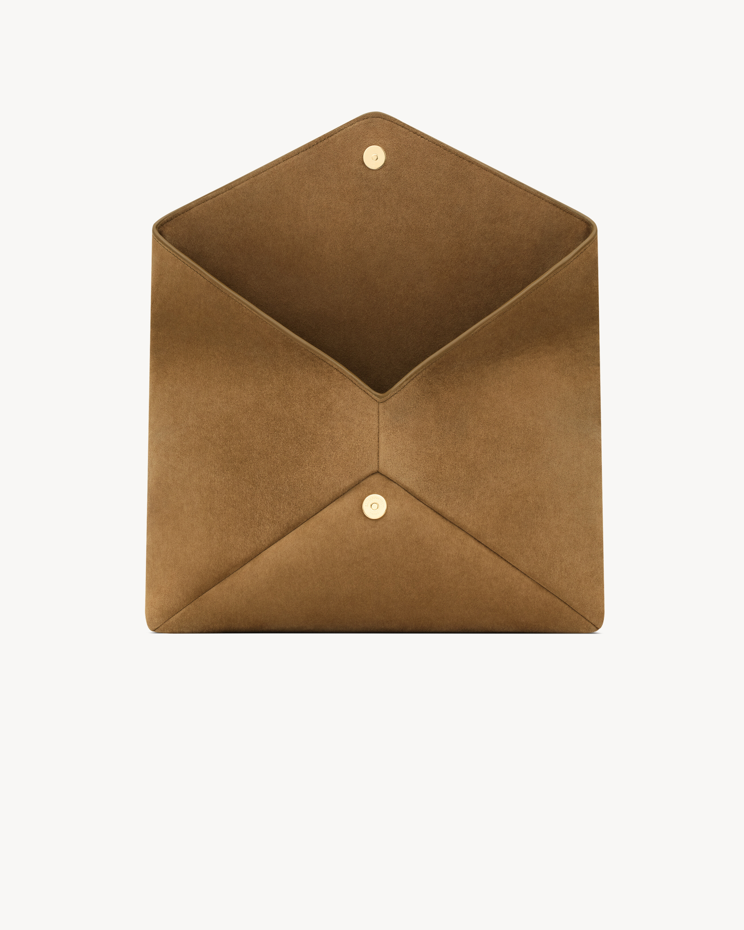 CASSANDRE large envelope pouch in suede