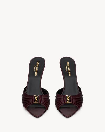 SAINT LAURENT ウェッジソールサンダル LOVE 黒/多色 SAINT LAURENT ウェッジソールサンダル LOVE 黒/多色