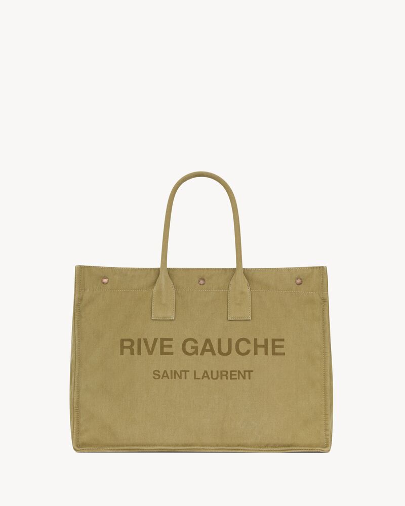 LARGE RIVE GAUCHE TOTE de lona