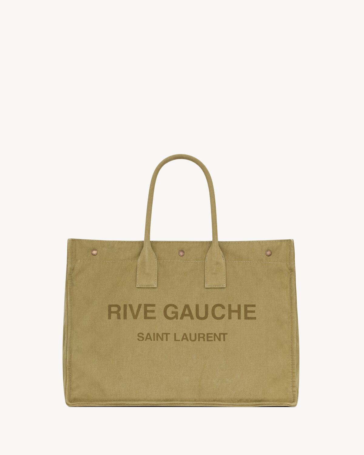 rive gauche large tote bag in canvas