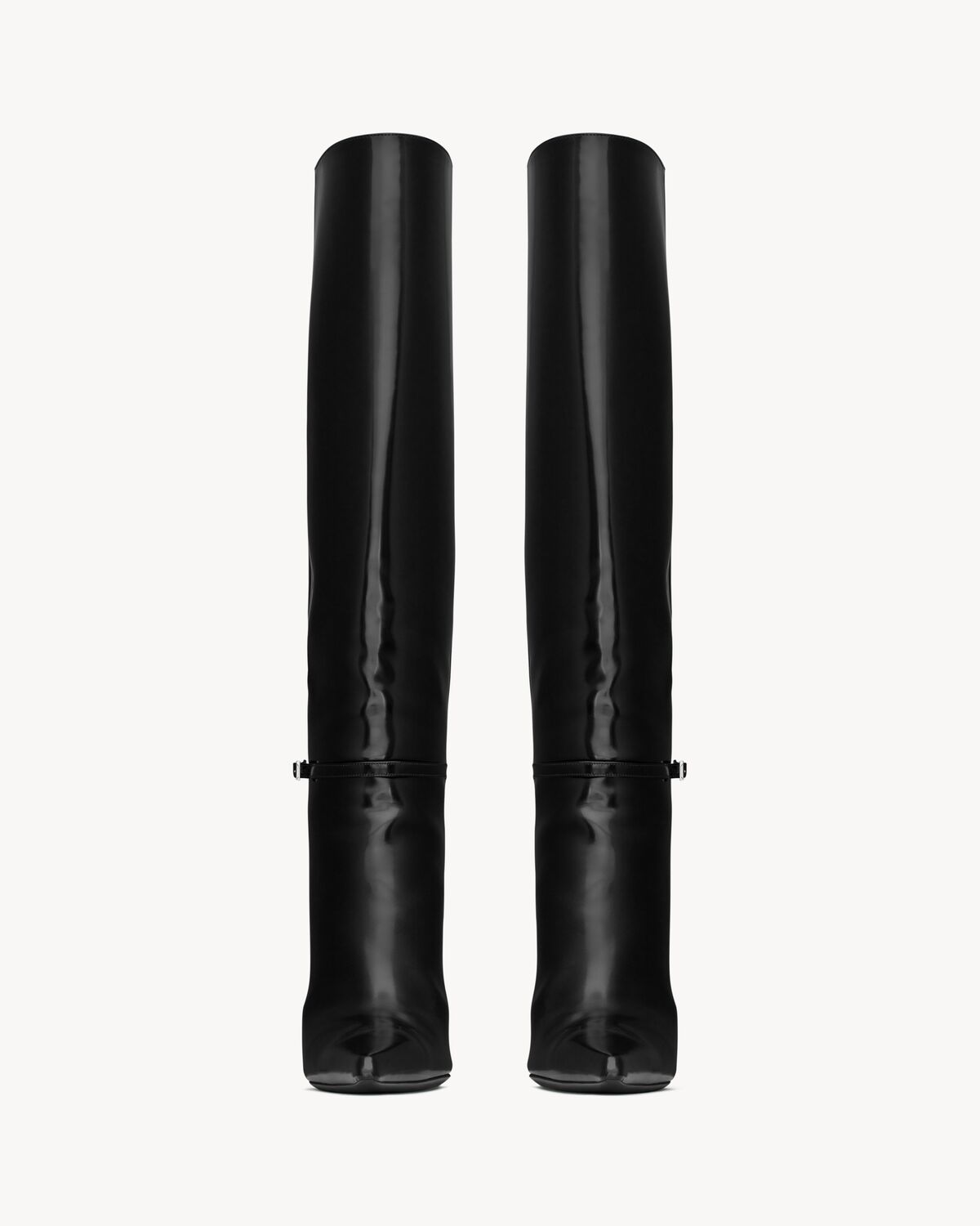 생로랑 글레이즈드 가죽 VENDOME 부츠 755190AAAPI1000