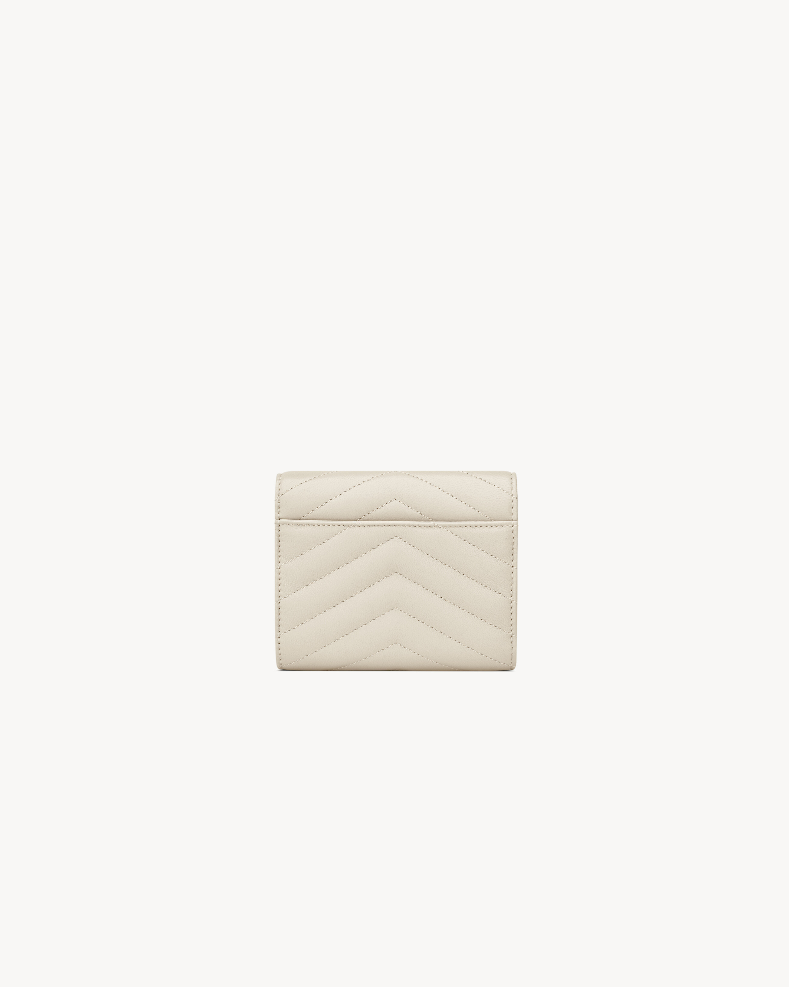 CASSANDRE MATELASSÉ compact tri fold wallet in LAMBSKIN