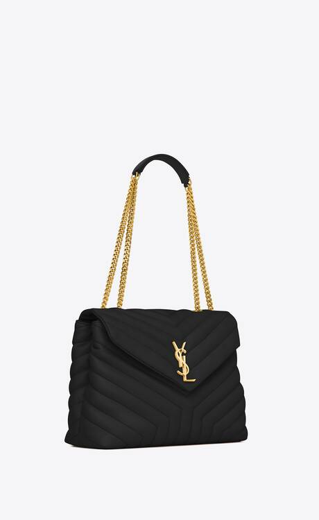 LOULOU MEDIUM CHAIN BAG IN QUILTED 