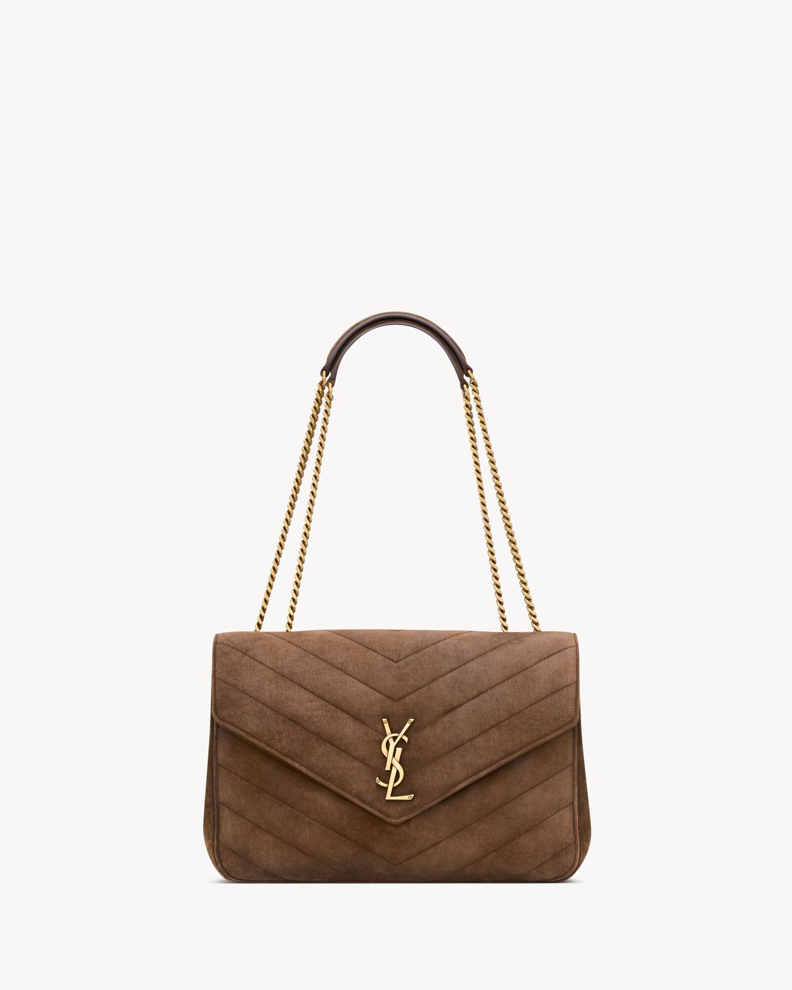 LOULOU large in MATELASSÉ suede — 803541AAEY62358