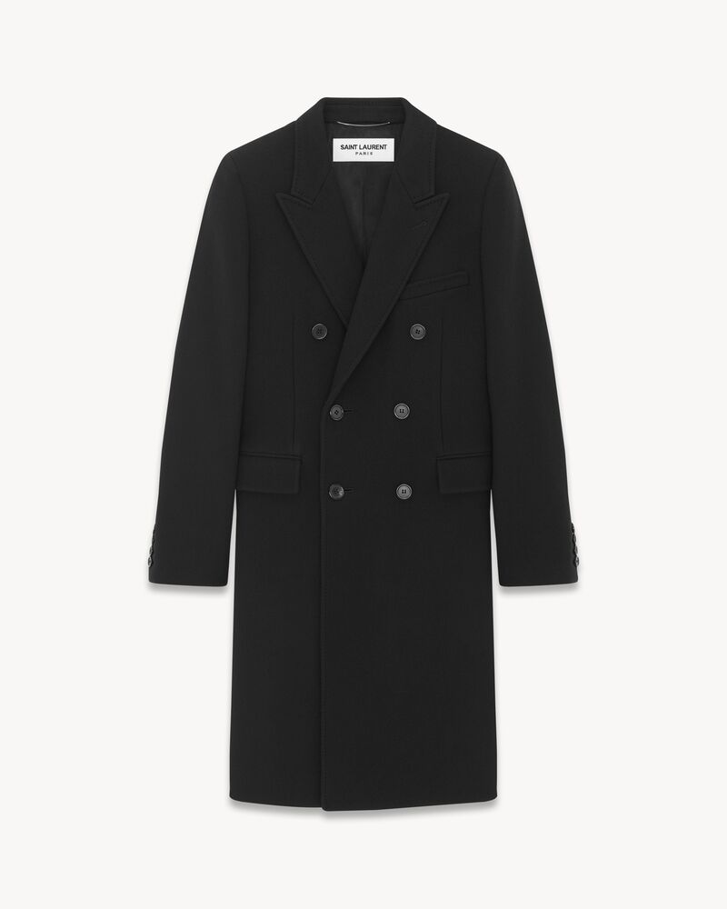 coat in wool and cashmere
