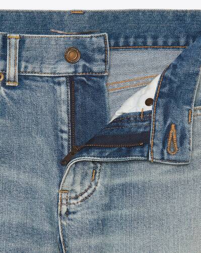 Skinny-fit jeans in santa monica blue denim | Saint Laurent | YSL.com