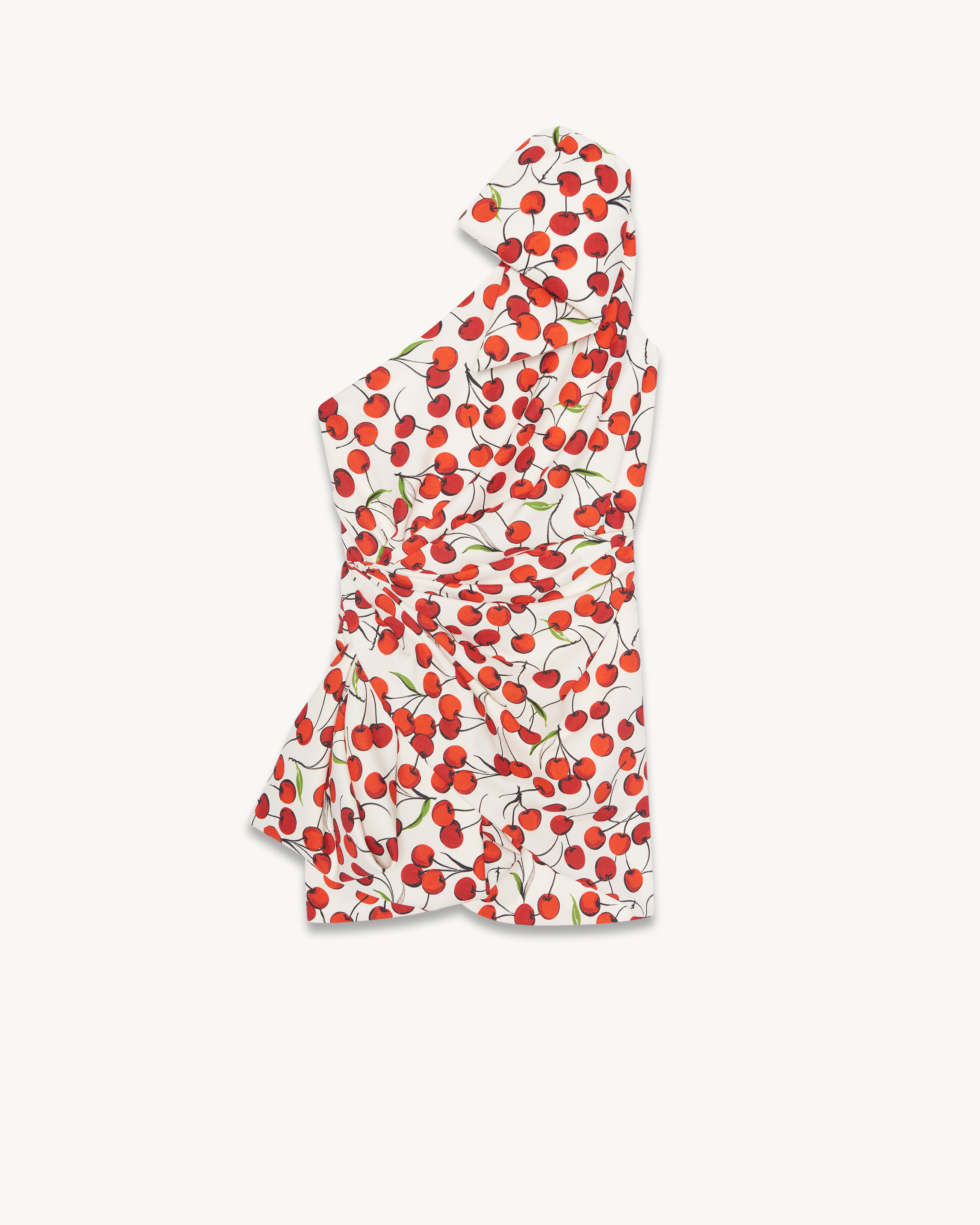 cherry print mini dress