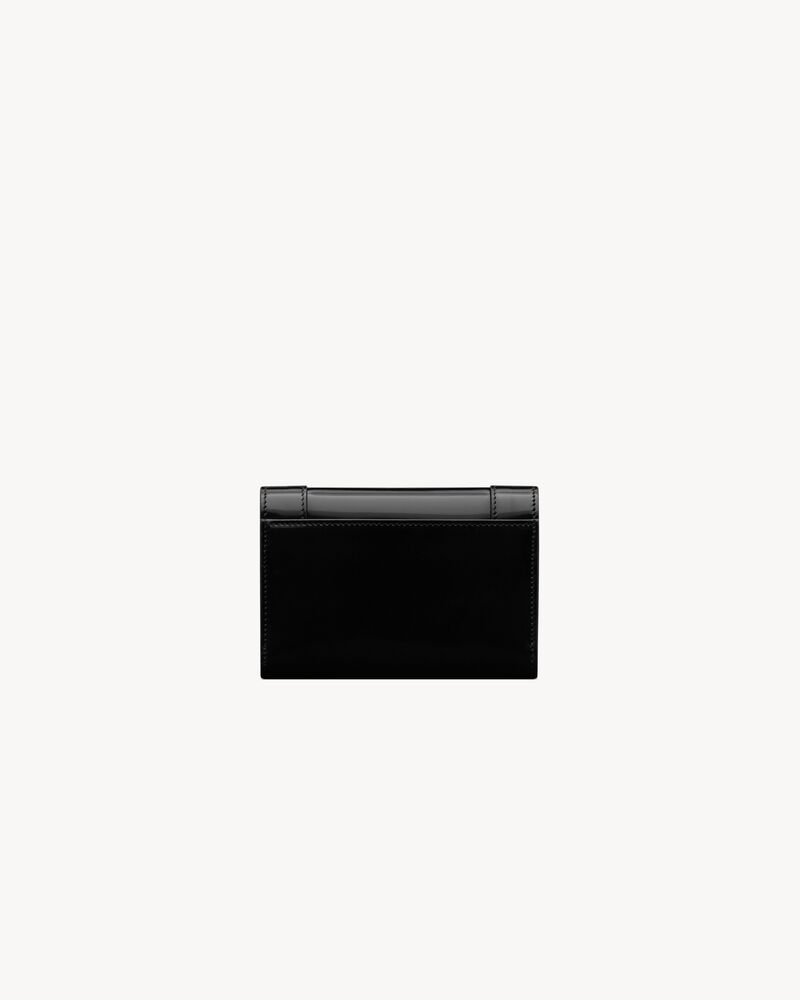 cassandre small envelope wallet in shiny leather