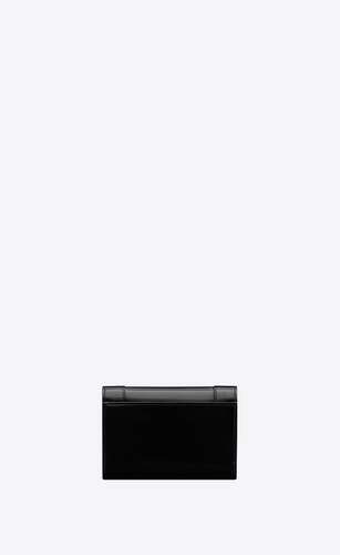 cassandre small envelope wallet in shiny leather