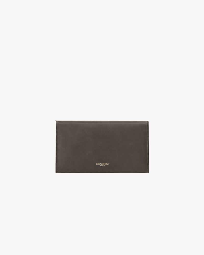 LETTER large wallet in leather